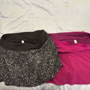 Lululemon tennis skorts, lot of 2 size women’s 8 tall